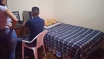 Stepmom Interrupts My Gaming Session With My Stepsister: A Secret Rendezvous With Almost Getting Caught