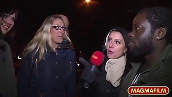 German Mature Sex With Public Interracial Group