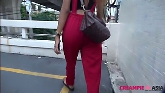 A Japanese Tourist Enjoys A Lucky Encounter With A Beautiful Thai Girl, Leading To A Passionate Encounter And Creampie