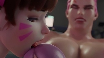Cartoon Shemale Zarya Dominates In 60 Fps Anal Play