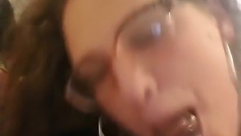 Shay Giving Oral Pleasure To A Black Cock With Ejaculation