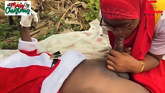 Rakaman Seks Romantis Pasangan Ladang Nigeria Sempena Krismas. Langgan Red