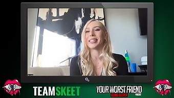 Kay Lovely Shares Her Holiday-Themed Adult Film Experience And Gives A Teaser For Her Upcoming Release With Team Skeet In A Candid Interview.