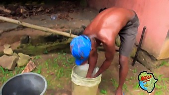 Tôi Và Bạn Gái Châu Phi Của Tôi Có Một Buổi Ngủ Trưa Hoang Dã