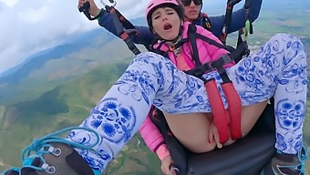 Experience The Thrill Of Extreme Public Squirting At 7,000 Feet