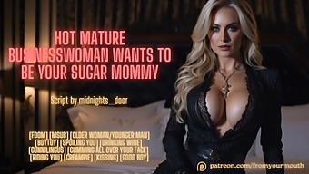 Zrelá Podnikateľka Predvádza Sólový Výkon S Femdom A Ageplay.