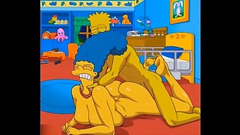 Marge, The Housewife, Experiences Intense Pleasure As She Receives A Hot Load Of Cum In Her Ass And Squirts In All Directions. This Uncensored Scene Also Features Hentai, Toons, And Anime Elements.
