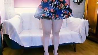 Voyeur With Criminal Background Watches Mistress Undress And Touches Her, Asking To Strip