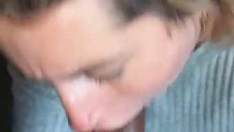 My Girlfriend Takes A Deepthroat And Swallows My Semen