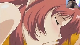 A Well-Endowed Girlfriend Allows Her Husband'S Unfaithful Wife To Pleasure Him, Featuring Animated Hentai And Intense Hardcore Action